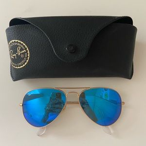Ray-ban aviator flash sunglasses